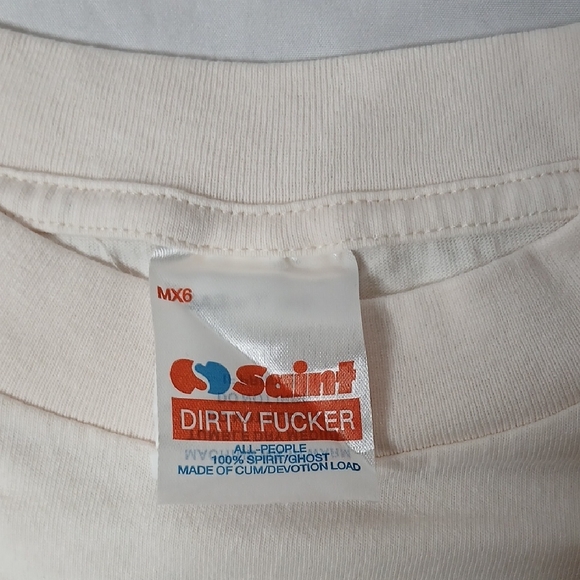 SAINT 100% Insane Short Sleeve Tee - White - Picture 4 of 7